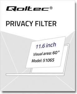 Filtr Qoltec Qoltec Filtr prywatyzujący RODO do MacBook Air | 11.6'' | 16:10 1