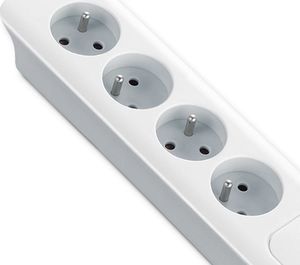 Listwa zasilająca Qoltec Quick Switch 4 gniazd 1.4 m biała (50263) 2