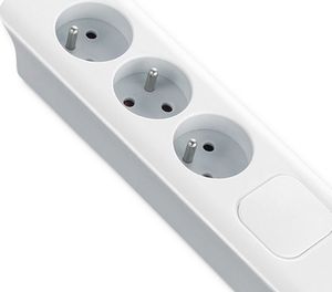 Listwa zasilająca Qoltec Quick Switch 3 gniazd 1.4 m biała (50262) 2