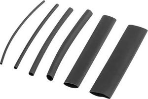 Lanberg Zestaw rurek termokurczliwych 100 szt. Czarne (ORG01-ST100B) 3