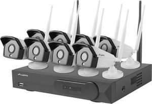 Lanberg Lanberg monitoring WIFI NVR 8 kanały + 8 Kamery 1,3MP 1