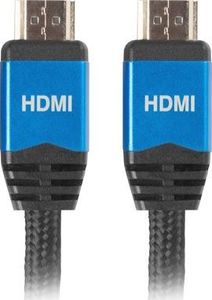 Kabel Lanberg HDMI - HDMI 3m niebieski (CA-HDMI-20CU-0030-BL) 2