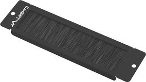Lanberg Panel szczotkowy do szafy 10'' Czarny (AK-1104-B) 1