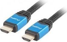 Kabel Lanberg HDMI - HDMI 1m niebieski (CA-HDMI-20CU-0010-BL) 1