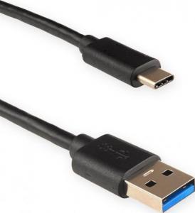 Kabel USB 4World 4World Kabel USB 3.0 , AM / B Micro USB-C transfer/ładowanie 1.0m czarny 1