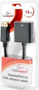 Adapter AV Gembird DisplayPort - D-Sub (VGA) czarny (AB-DPM-VGAF-02) 2