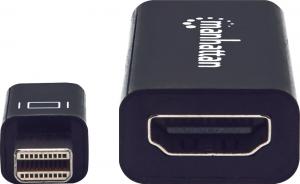 Adapter AV Manhattan DisplayPort Mini - HDMI czarny (151528) 3