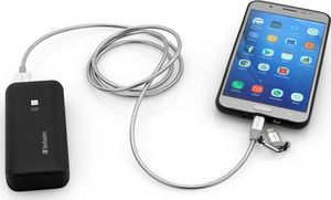 Kabel USB Verbatim USB-A - microUSB + Lightning 1 m Szary (48869) 2