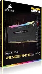 Pamięć Corsair Vengeance RGB PRO, DDR4, 16 GB, 4000MHz, CL19 (CMW16GX4M2K4000C19) 10