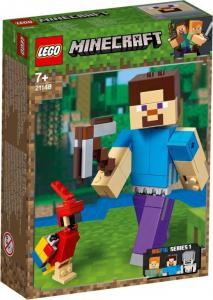 LEGO Minecraft BigFig Steve z papugą (21148) 1