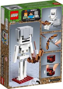 LEGO Minecraft BigFig Szkielet z kostką magmy (21150) 5