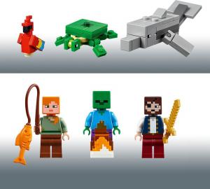 LEGO Minecraft Przygoda na statku pirackim (21152) 6