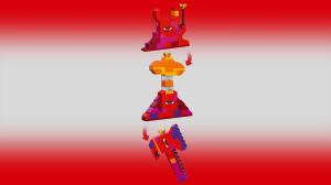 LEGO Movie 2 Pudełko konstruktora Królowej Wisimi! (70825) 9