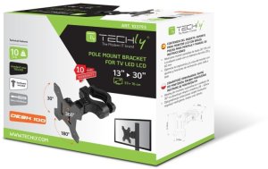 Techly Uchwyt na słup ICA-LCD 100BK 13'' - 30'' 10