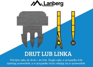 Lanberg Wtyk sieciowy RJ45 8P8C kat.6 FTP (100szt) z prowadnicš do linki i do drutu -PLS-6000 3
