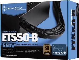 Zasilacz SilverStone ATX PSU SST-ET550-B, 550W 80 Plus Bronze 10