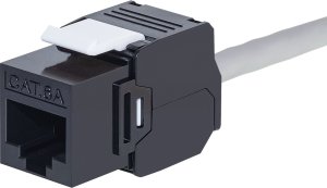 NetRack Netrack moduł Keyston Jack 1xRJ45 8p8c, kat. 6A UTP, beznarzędziowy 1