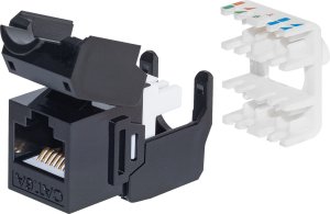 NetRack Netrack moduł Keyston Jack 1xRJ45 8p8c, kat. 6A UTP, beznarzędziowy 3