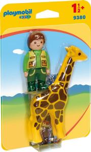 Playmobil Opiekun zwierząt z żyrafą (9380) 1