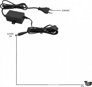 Pulsar Pulsar PSD12010 zasilacz impulsowy 12V/1A 2