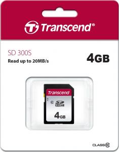 Karta Transcend 300S SDHC 4 GB Class 10 UHS-I/U3  (TS4GSDC300S) 2
