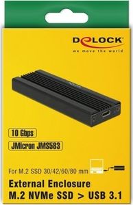 Kieszeń Delock M.2 NVMe PCIe SSD - USB 3.1 Gen 2 Type-C (42600) 3