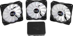Wentylator Aerocool P7-F12 PRO RGB LED 3-pack + Hub (AEROP7-F12PRO-RGBHUB) 2