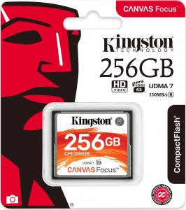 Karta Kingston CompactFlash Canvas Focus Compact Flash 256 GB  (CFF/256GB) 1