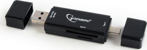 Czytnik Gembird USB 2.0/USB-C/microUSB (UHB-CR3IN1-01) 1