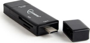 Czytnik Gembird USB 2.0/USB-C/microUSB (UHB-CR3IN1-01) 3