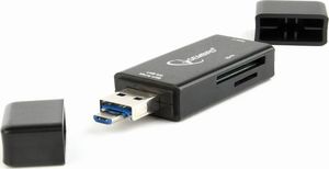 Czytnik Gembird USB 2.0/USB-C/microUSB (UHB-CR3IN1-01) 4