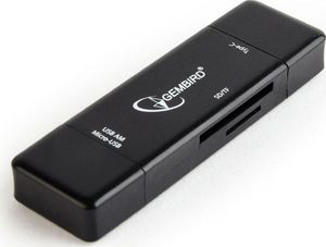 Czytnik Gembird USB 2.0/USB-C/microUSB (UHB-CR3IN1-01) 5