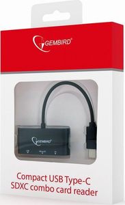 Czytnik Gembird USB-C (UHB-CR3-02) 2
