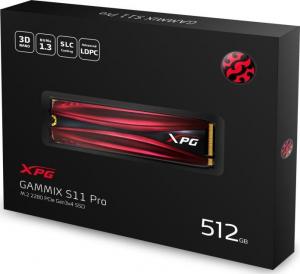 Dysk SSD ADATA XPG Gammix S11 Pro 512GB M.2 2280 PCI-E x4 Gen3 NVMe (AGAMMIXS11P-512GT-C) 4