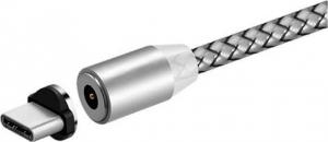 Kabel USB Prolink USB-A - microUSB + USB-C Szary (023344) 3