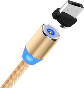 Kabel USB Prolink USB-A - USB-C + microUSB + Lightning 1 m Złoty (023342) 3