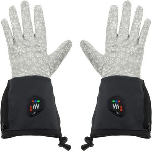 Glovii Ogrzewane termoaktywne rękawiczki uniwersalne, S-M, jasnoszare 1