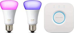 Philips Hue zestaw startowy + 2 grzybki E27 10W RGBW 1