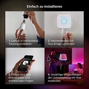 Philips Hue zestaw startowy + 2 grzybki E27 10W RGBW 8