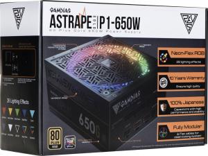 Zasilacz Gamdias GAMDIAS ASTRAPE P1-650G 650W (16201-00150-10000-G) 4