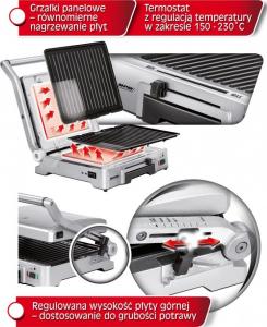 Grill elektryczny MPM MGR-10M 4
