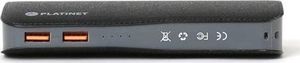 Powerbank Platinet Leather 15000 mAh Czarny 3
