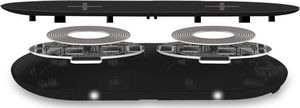 Ładowarka Puro Fast Wireless Dual Dock Indukcyjna 1.1 A (FCCSQI20W1BLK) 3