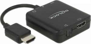 Adapter AV Delock HDMI - Toslink czarny (63276) 1