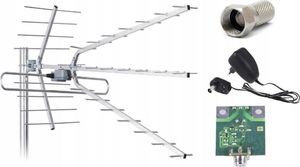 Antena RTV Libox kierunkowa DVB-T ze wzmacniaczem sygnału Combo LB2100W |VHF,UHF,LTE 2