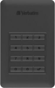 Dysk zewnętrzny HDD Verbatim Store 'n' Go Secure 2TB Czarno-srebrny (53403) 1