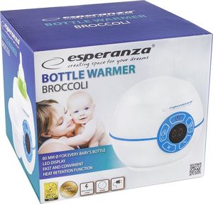 Esperanza ESPERANZA EKB003 BROCCOLI - PODGRZEWACZ DO BUTELEK 35-80°C wyświetlacz LCD 3