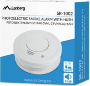 Lanberg Czujnik dymu SR-1002 Wewnętrzny z Funkcją Hush (SR-1002) 3