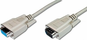 Kabel Digitus D-Sub (VGA) - D-Sub (VGA) 1.8m biały (AK-310200-018-E) 1