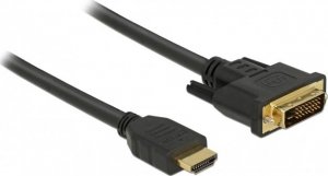 Kabel Delock HDMI - DVI-D 0.5m czarny (85651) 1
